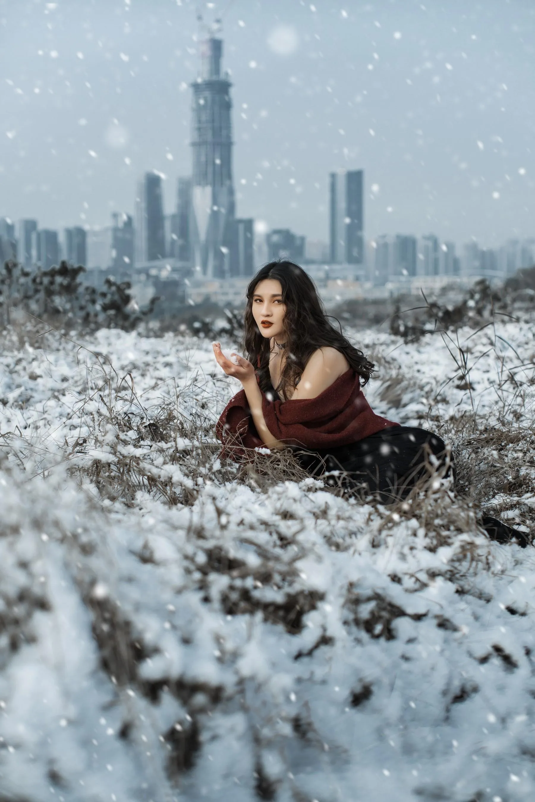 [YITUYU艺图语]2021.12.29 THE SNOW CITY 翠花儿 [23P]插图8